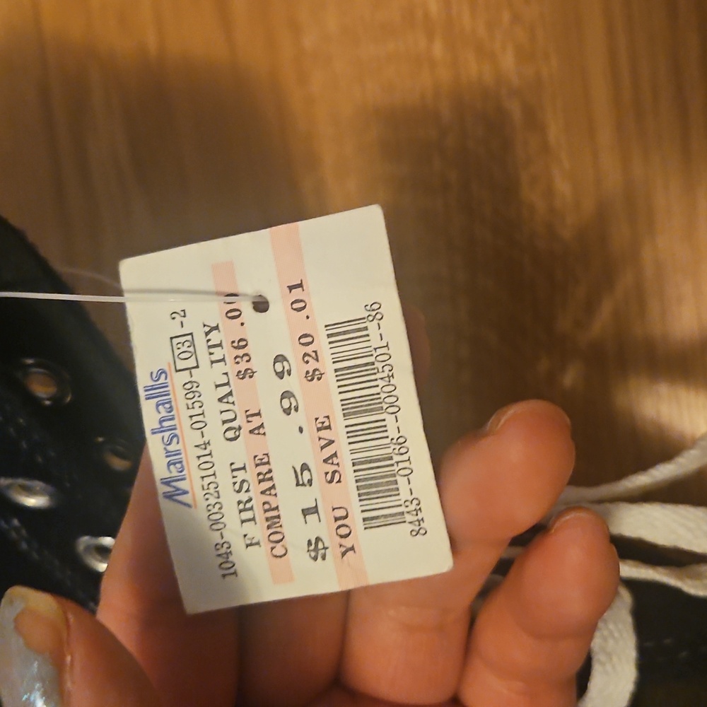 Vintage Converse Chuck Taylor All Star High Top Black Brown 2-tone Sneakers. - Picture 6 of 6